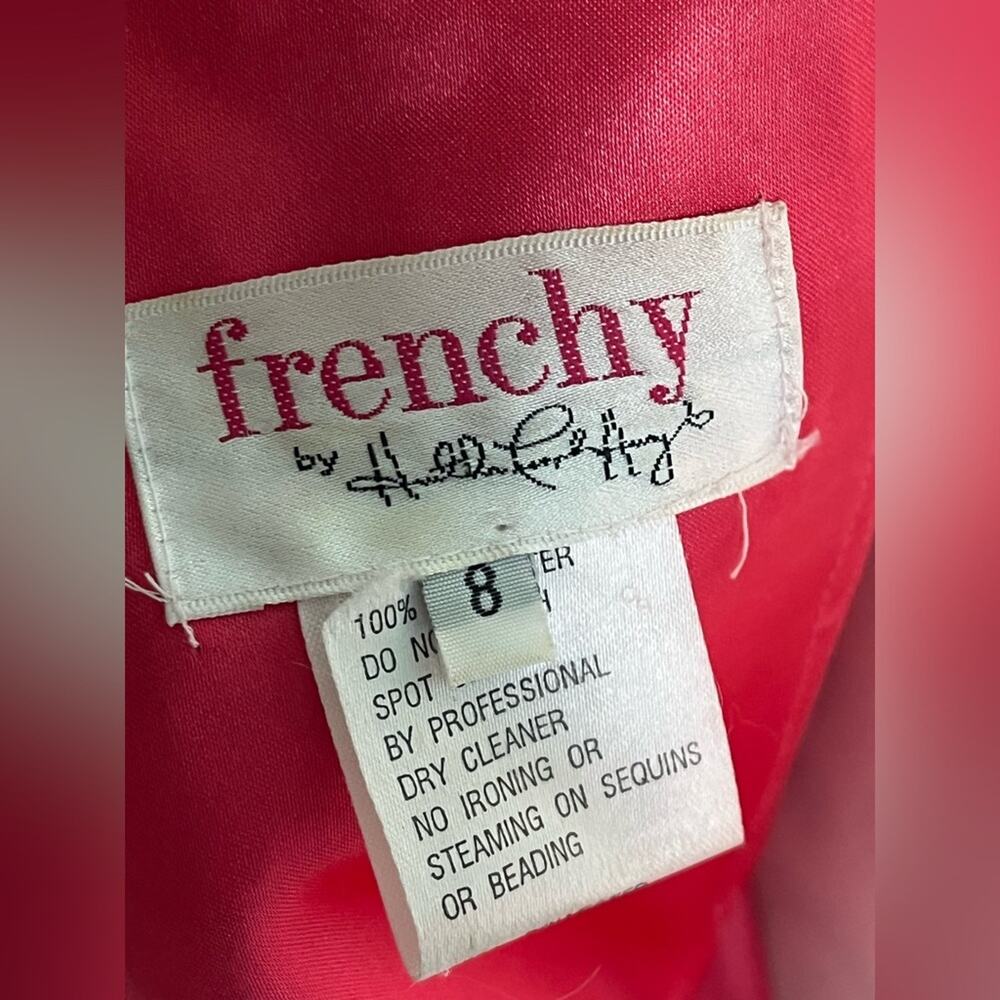 Frenchy by Heather French Henry Colorful Boho Strapless Chiffon Maxi Gown - Picture 5 of 12